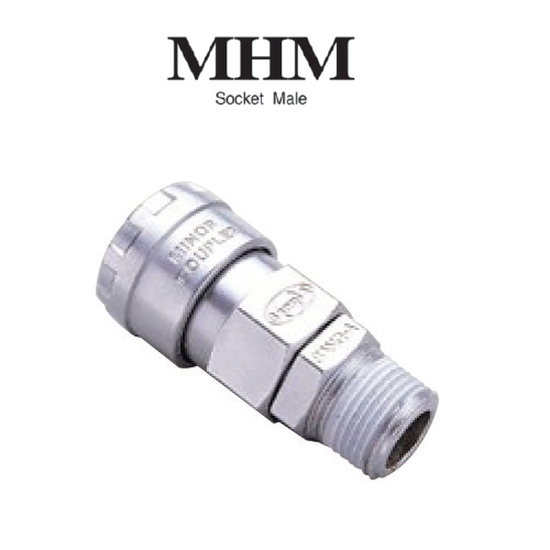 SOCKET COUPLER MALE 1/2"